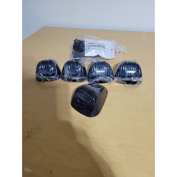 IJDM Cab Roof Marker Light Pacer Performance Smoked New White Light - Picture 3 of 5